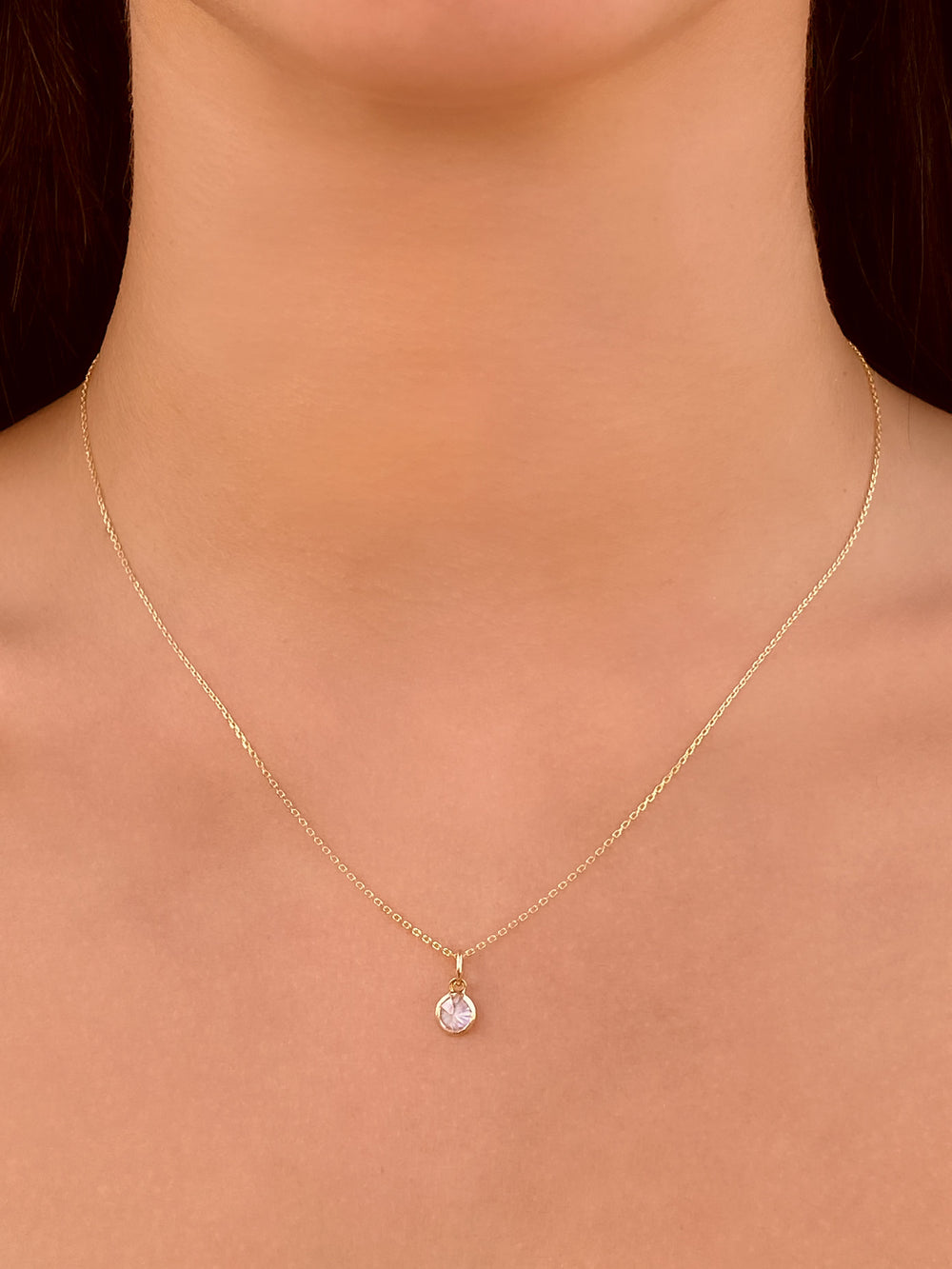 Collar Birthstone Oro 14k