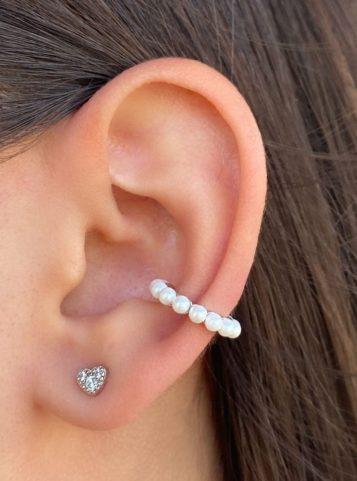 Ear Cuff Perlas