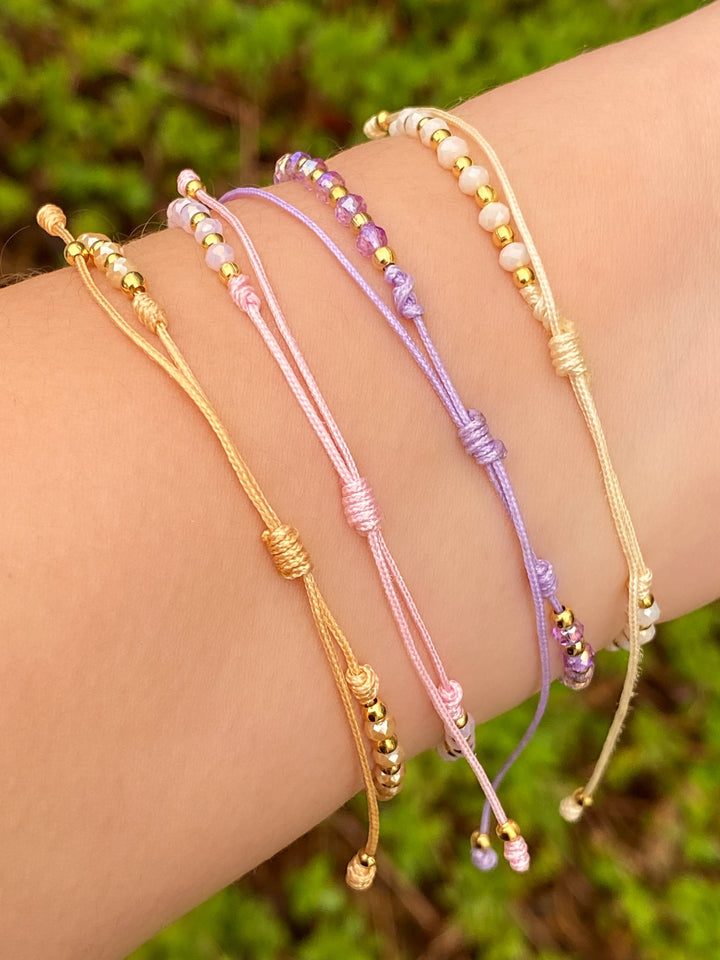 Pulsera Piedritas y Virgen