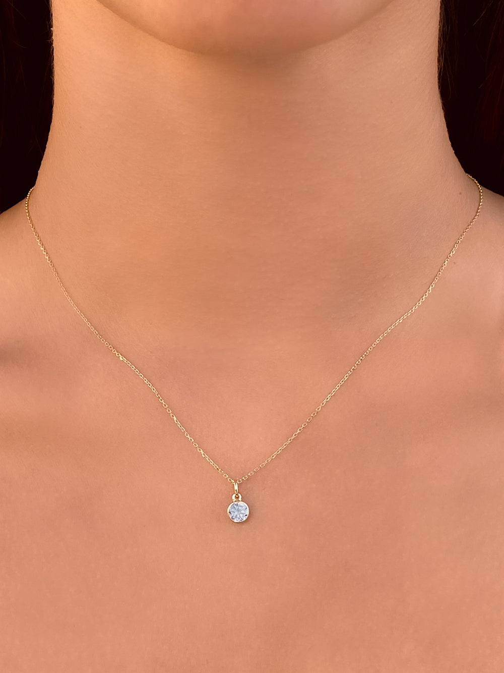 Collar Birthstone Oro 14k