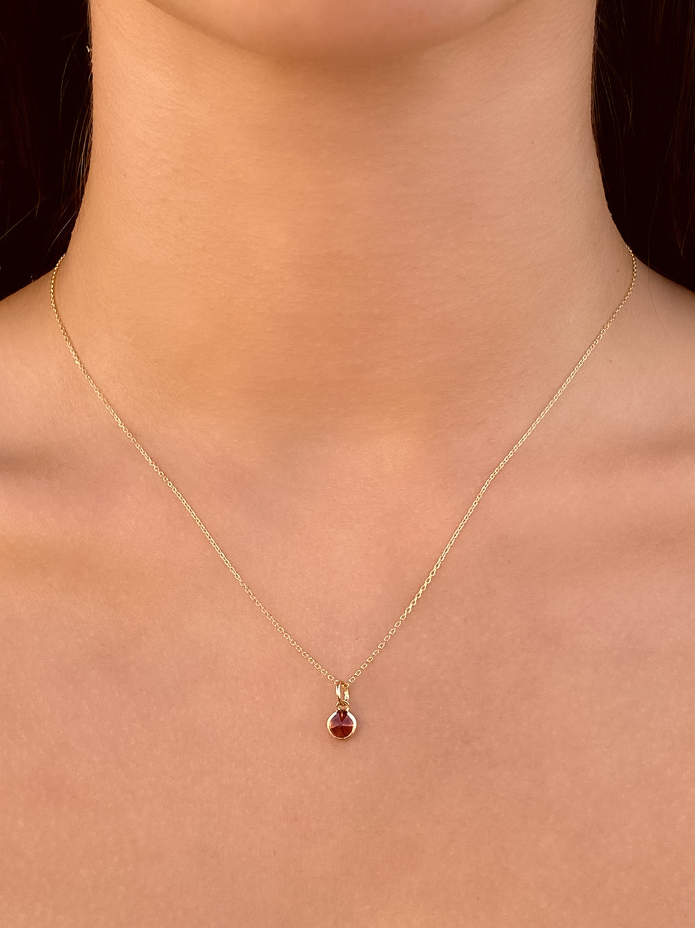 Collar Birthstone Oro 14k