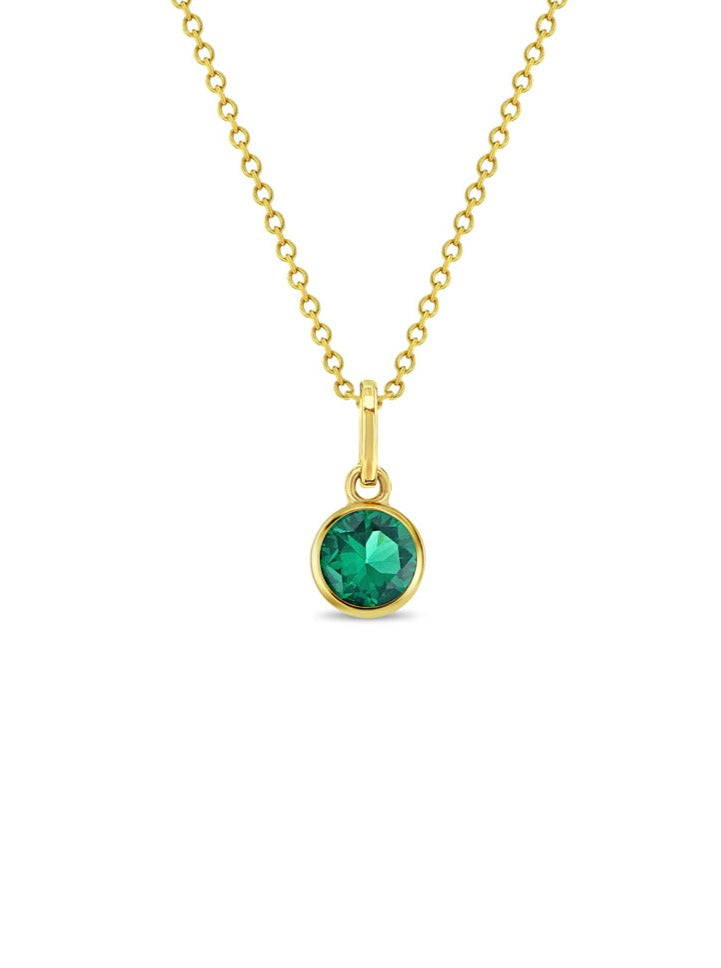 Collar Birthstone Oro 14k
