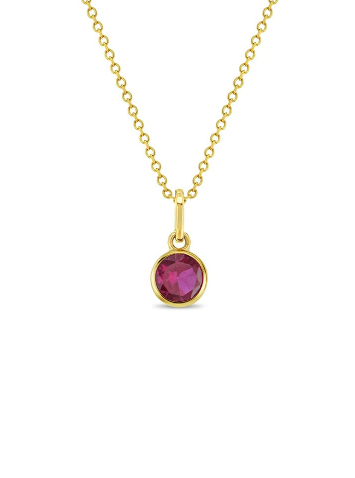 Collar Birthstone Oro 14k