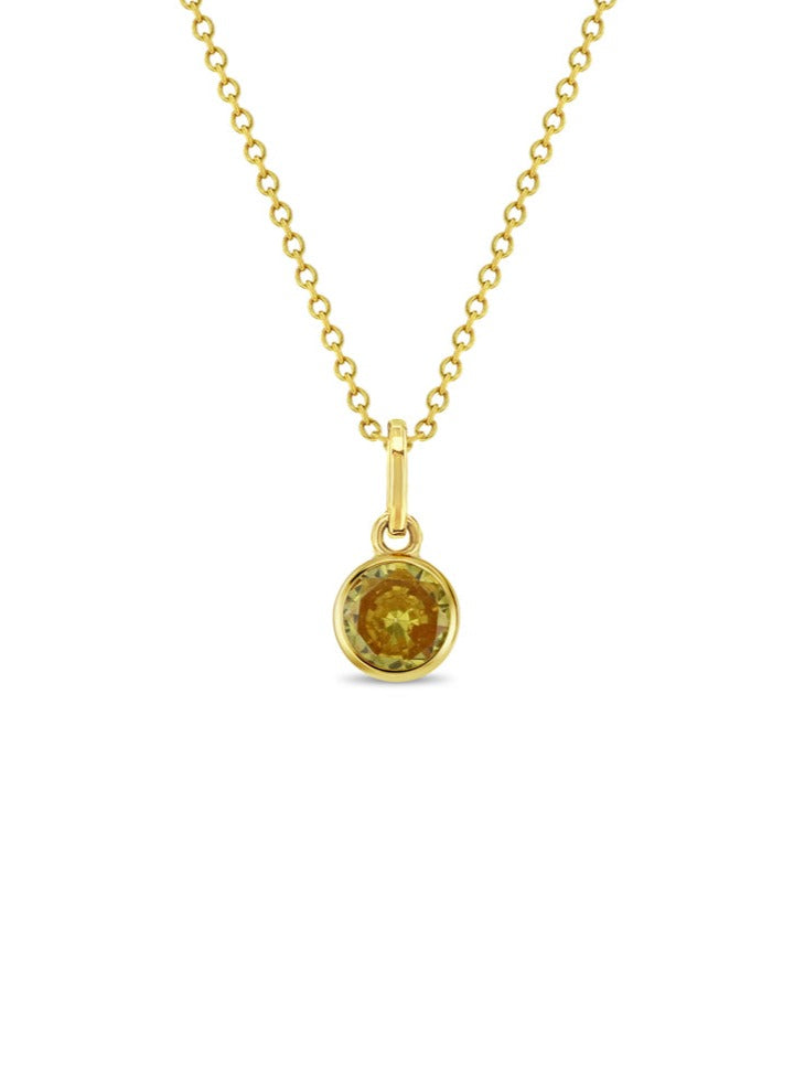Collar Birthstone Oro 14k