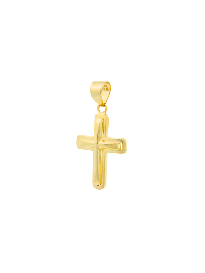 Dije Cruz 3D Oro 14k