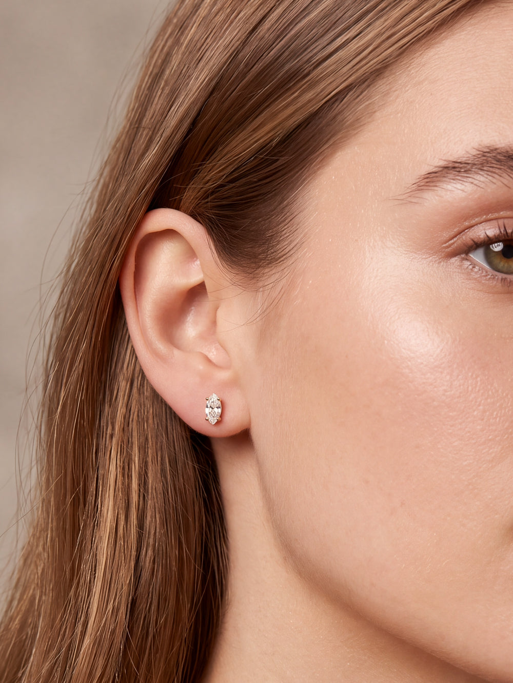 Par Arete Zirconia Forma Marquesa