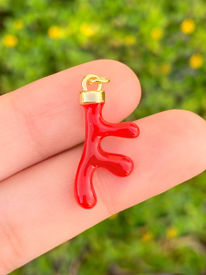 Dije Coral Rojo