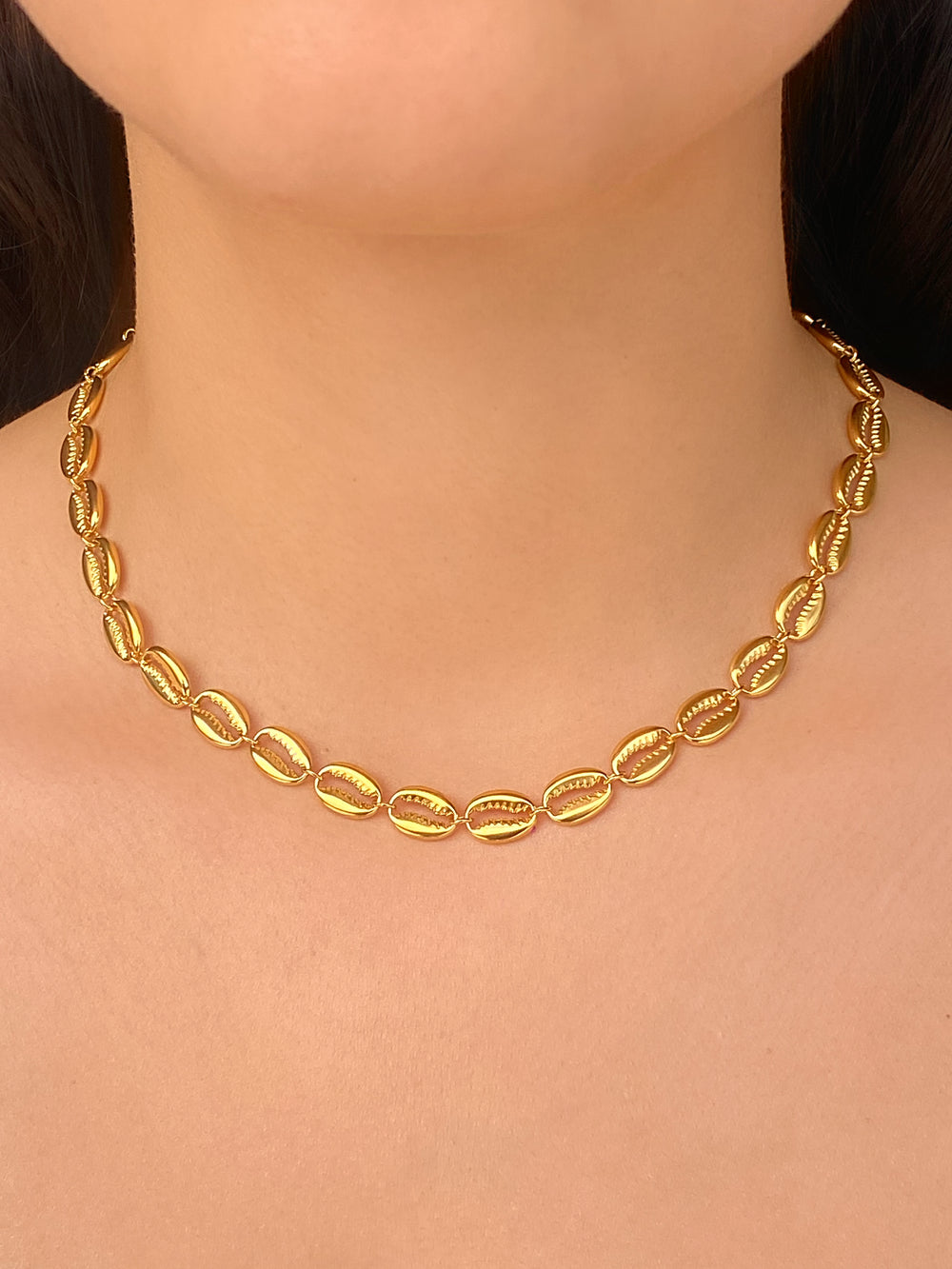Collar Dorado Conchitas