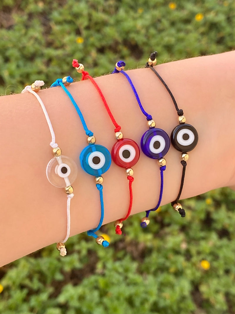 Pulsera Hilo Con Ojo Grande