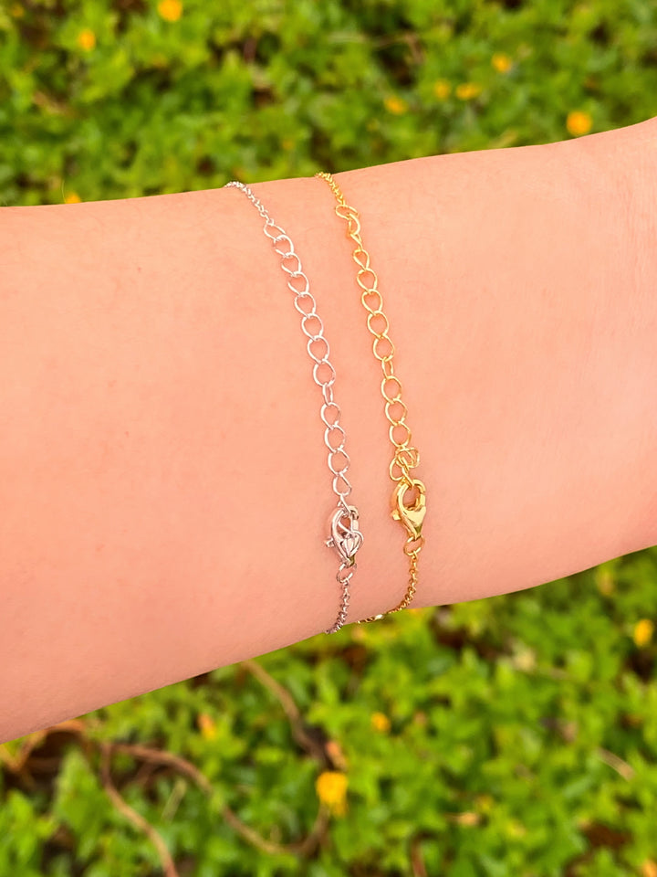 Pulsera ZigZag Zirconias Con Bisel