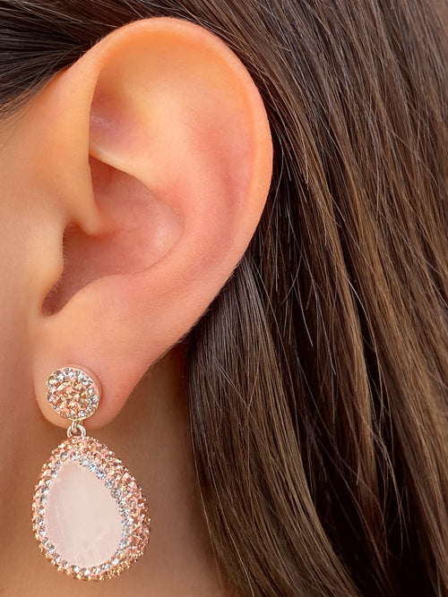 Par Arete Gota RoseGold Selenita