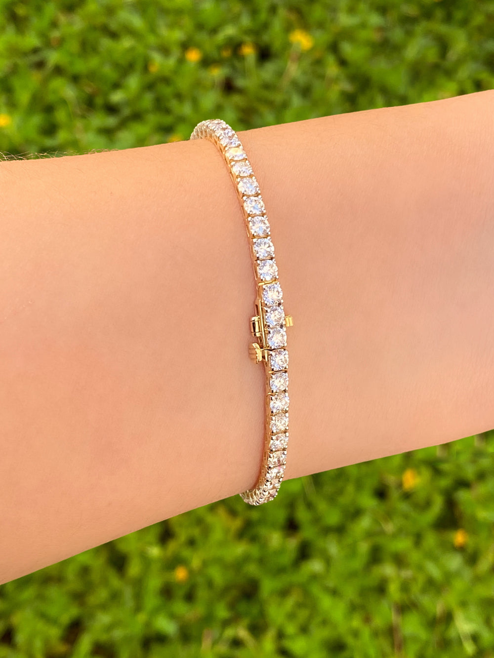 Tennis Bracelet 6 Ct Diamantes Lab Grown