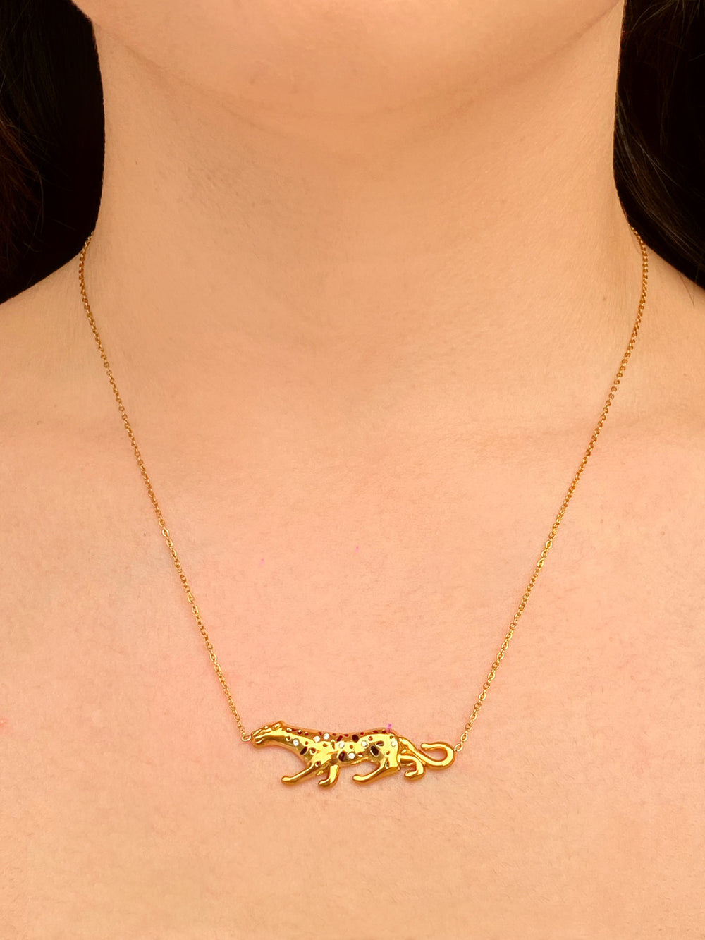 Collar Dije Leopardo