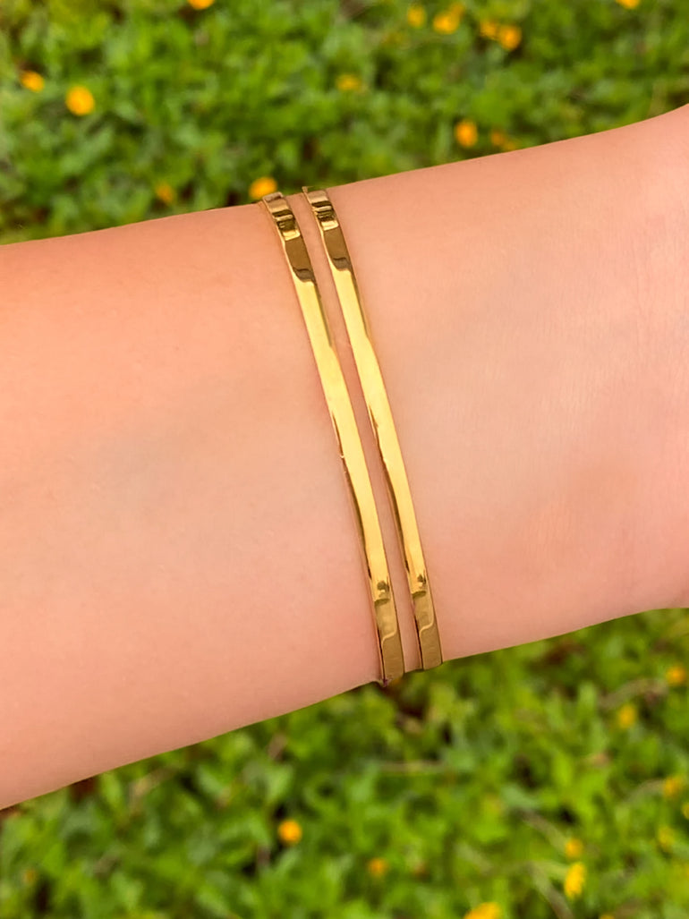 Brazalete Doble Linea Abierto