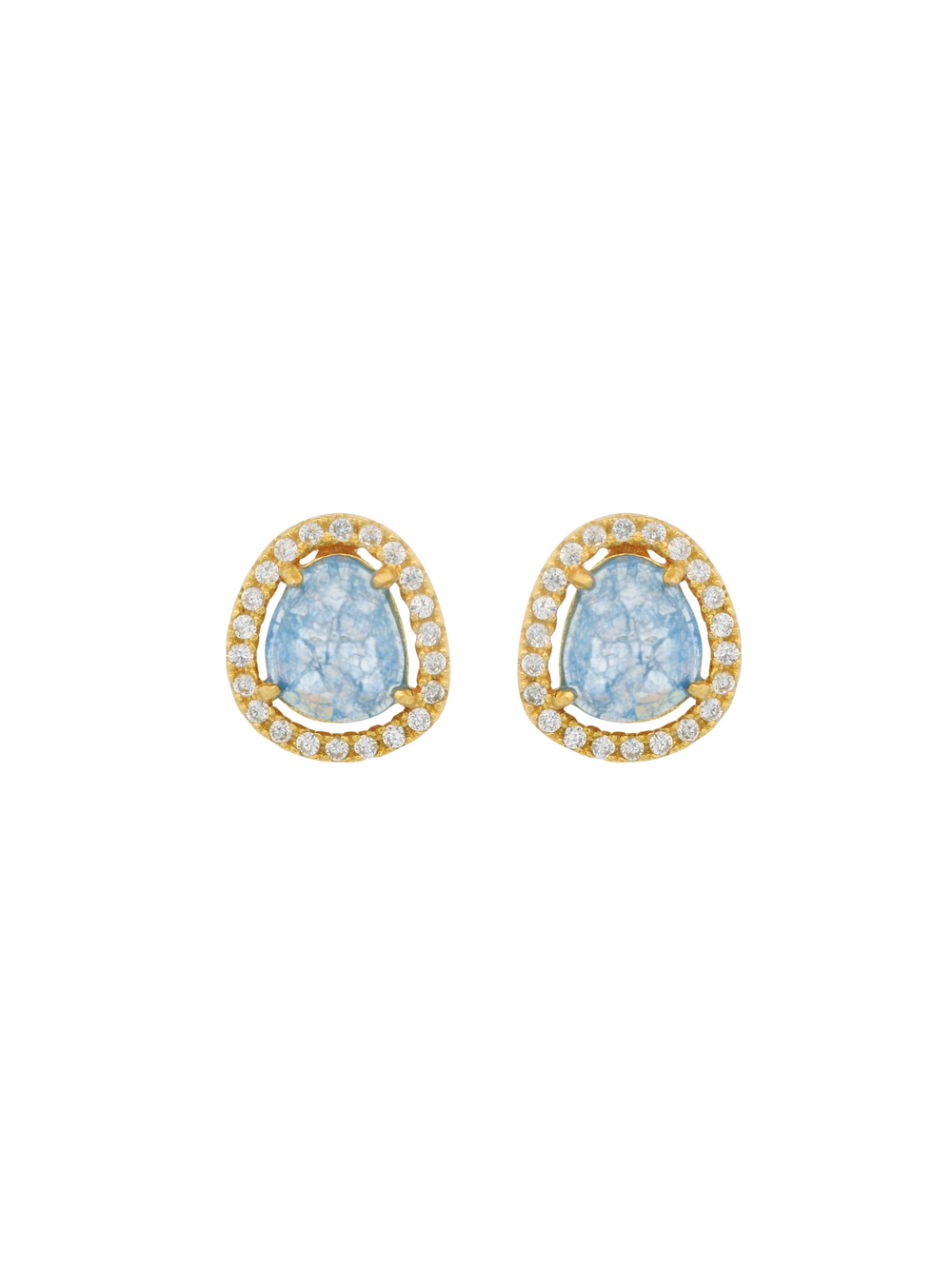 Par Arete Cuarzo Con Zirconias