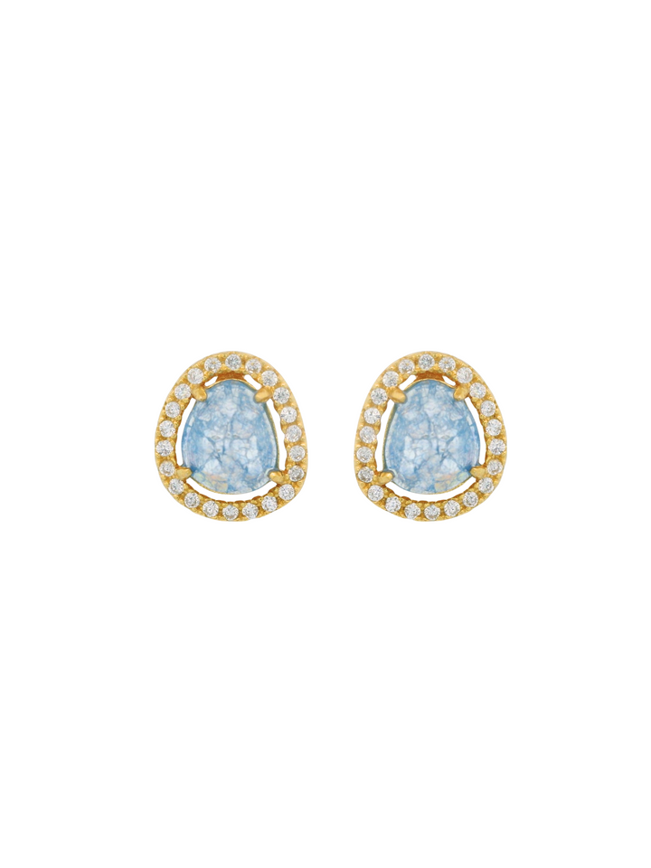 Par Arete Cuarzo Con Zirconias
