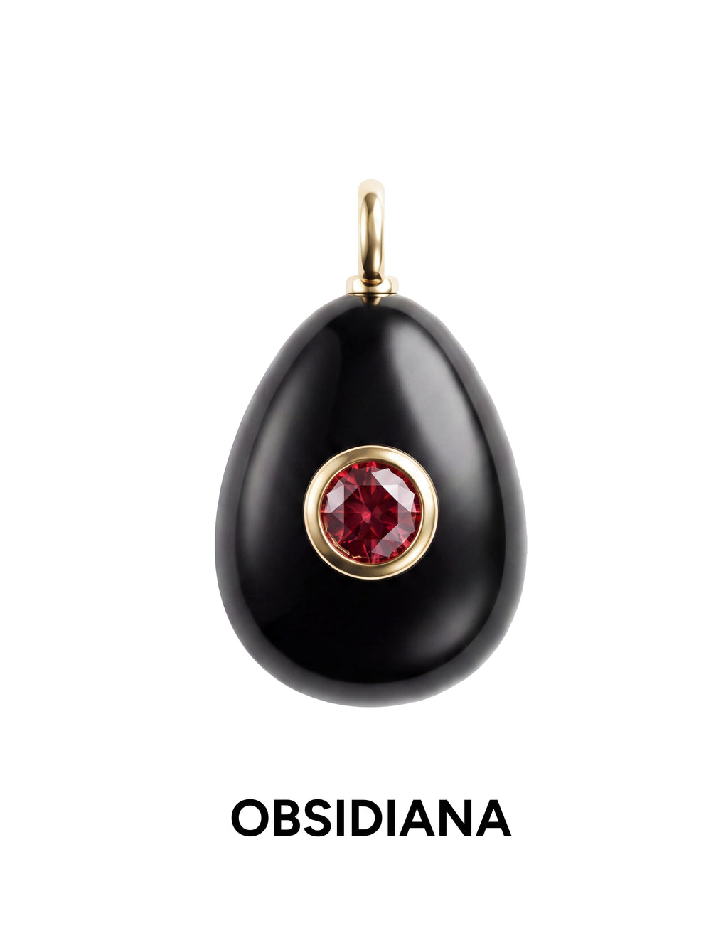 Dije Ovalado Con Centro Zirconia