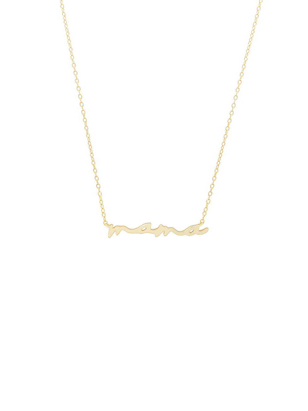 Collar Mama Letra Cursiva