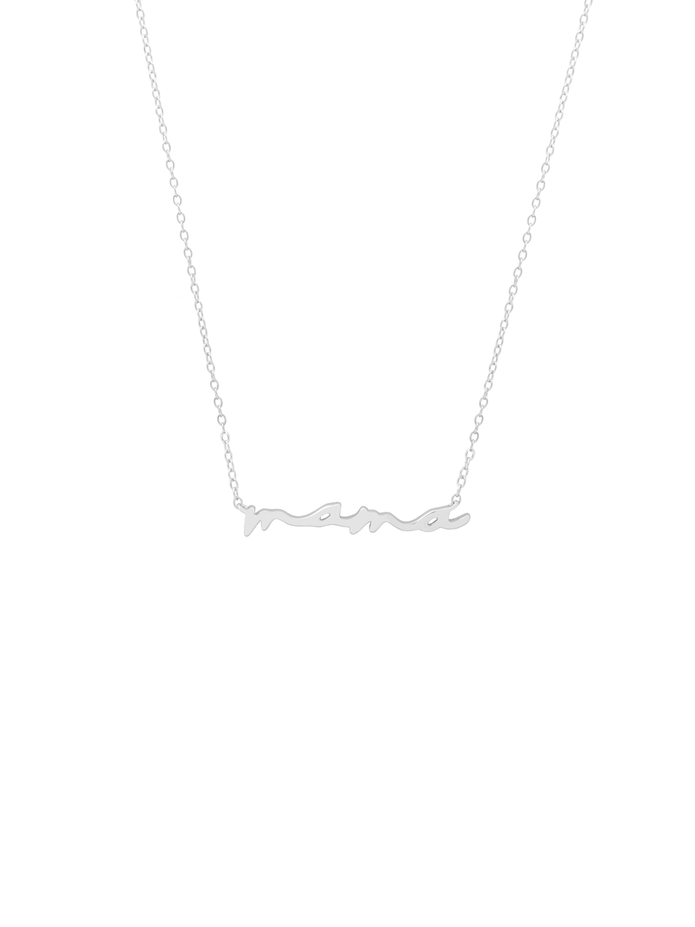 Collar Mama Letra Cursiva