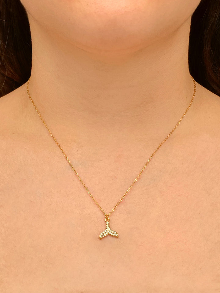 Collar Dije Cola Sirena Zirconias