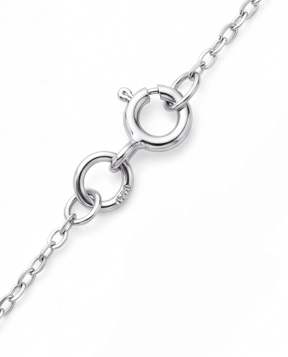 Collar Dije Trebol Moissanita 0.26 CT