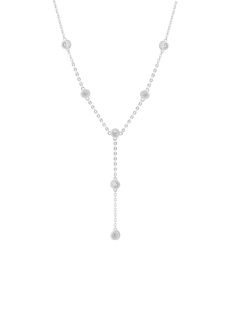 Collar Corbatin Moissanita 0.7 CT