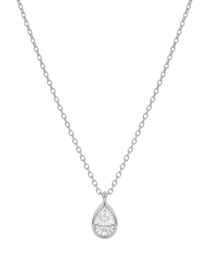 Collar Dije Zirconia Gota