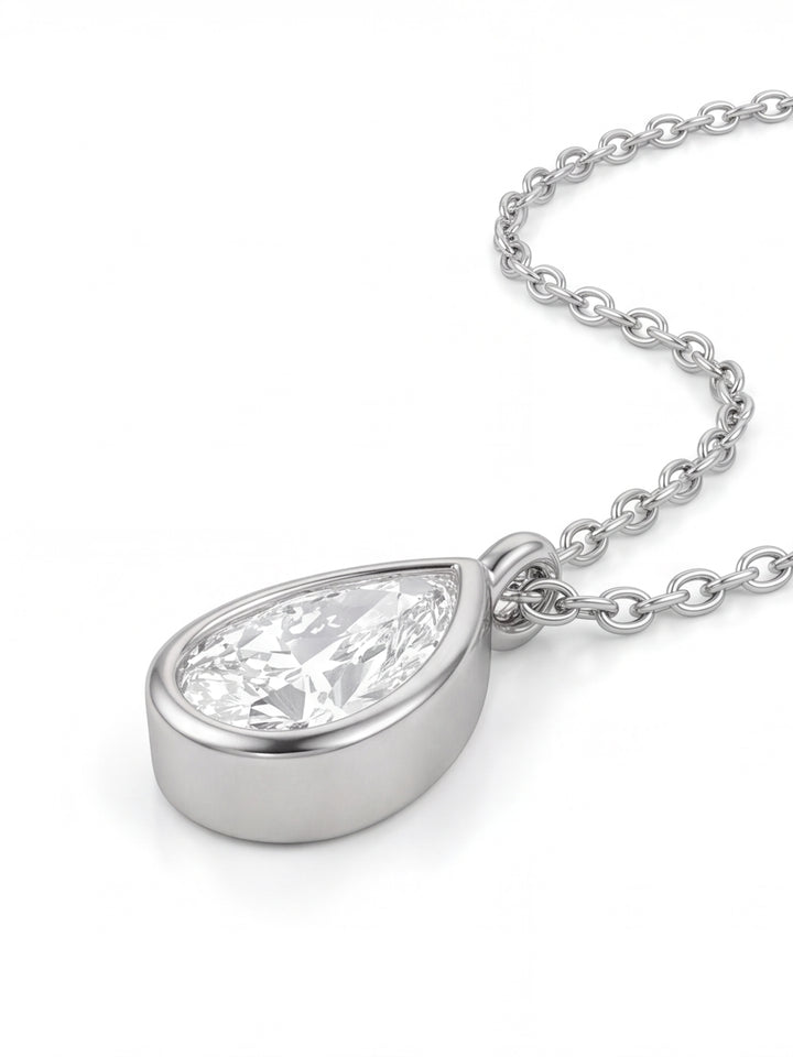 Collar Dije Zirconia Gota
