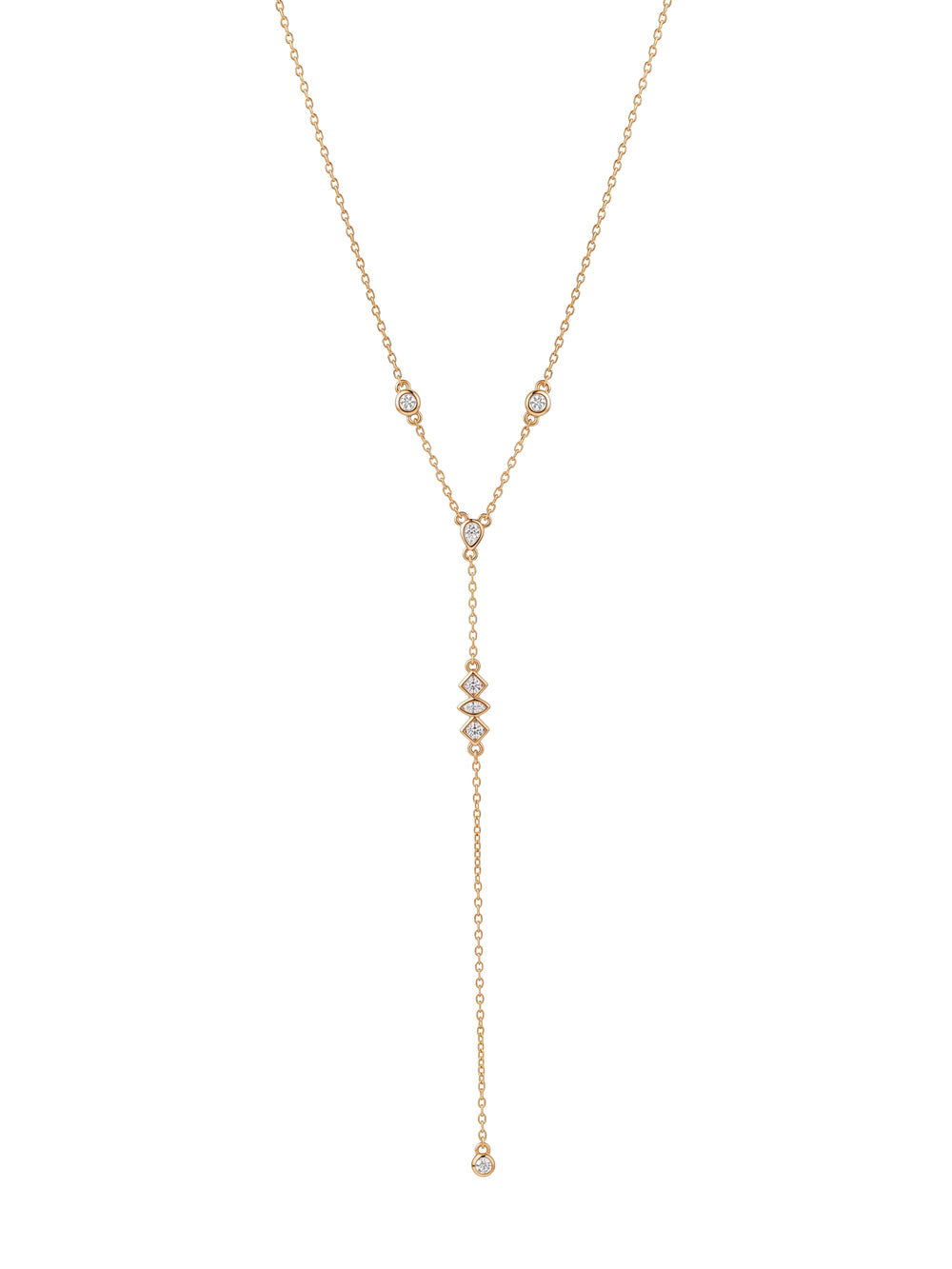 Collar Corbatin Con Zirconias