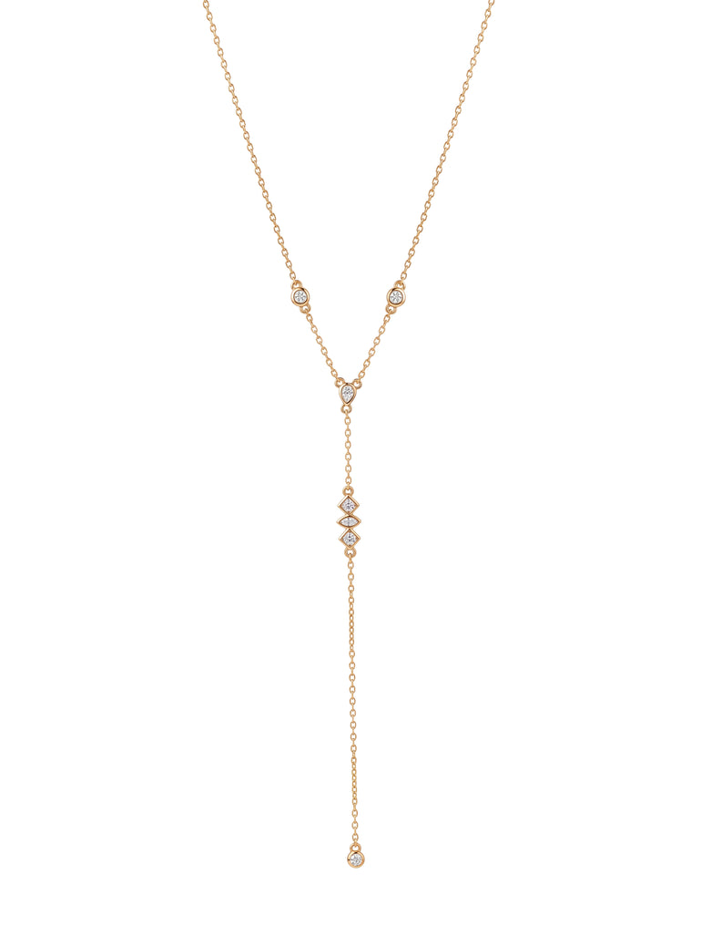 Collar Corbatin Con Zirconias