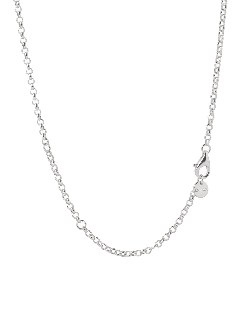 Collar Eslabones Con Dije Gota Y Zirconia