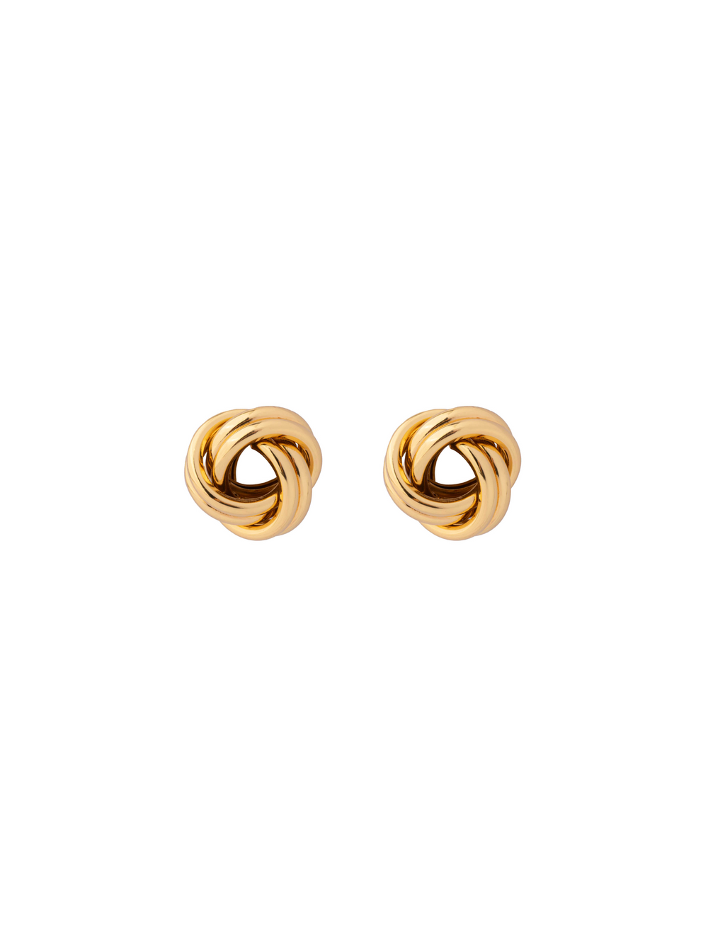 Par Arete Triple Circulo Enlazado Chico