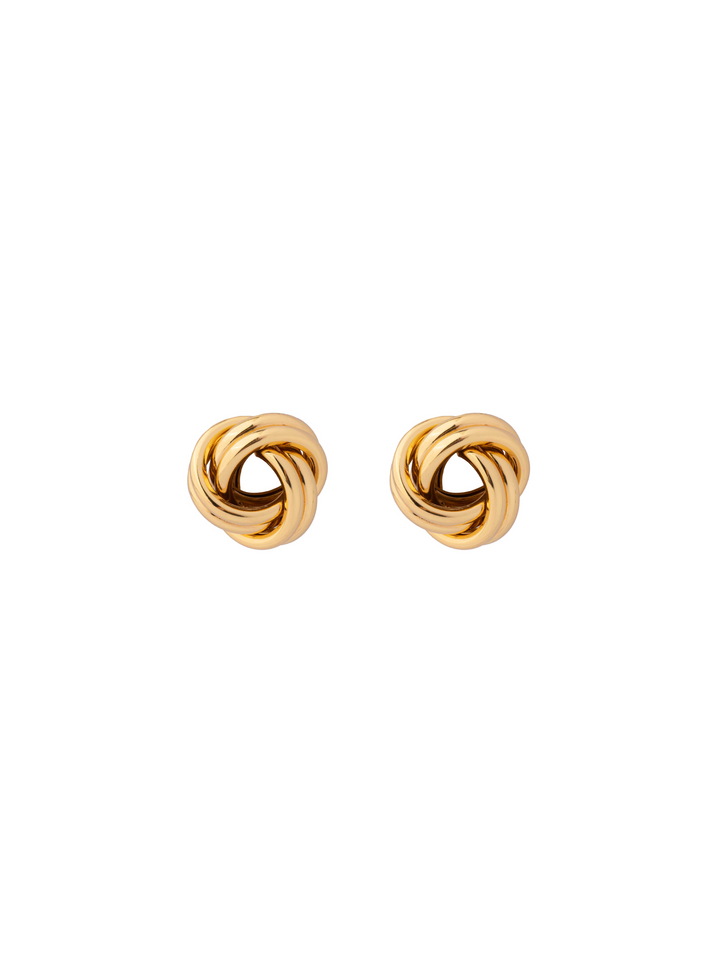 Par Arete Triple Circulo Enlazado Chico