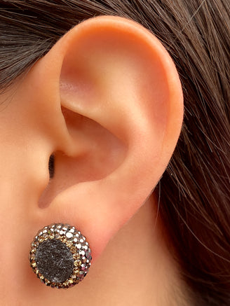 Par Mini Calcita Negra