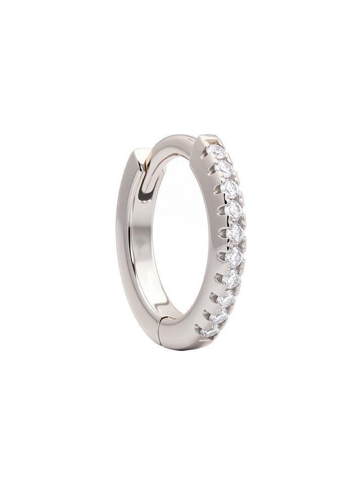 Arracada Con Zirconias 10 mm