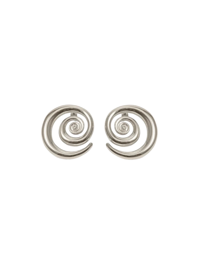 Par Arete Espiral Con Zirconia