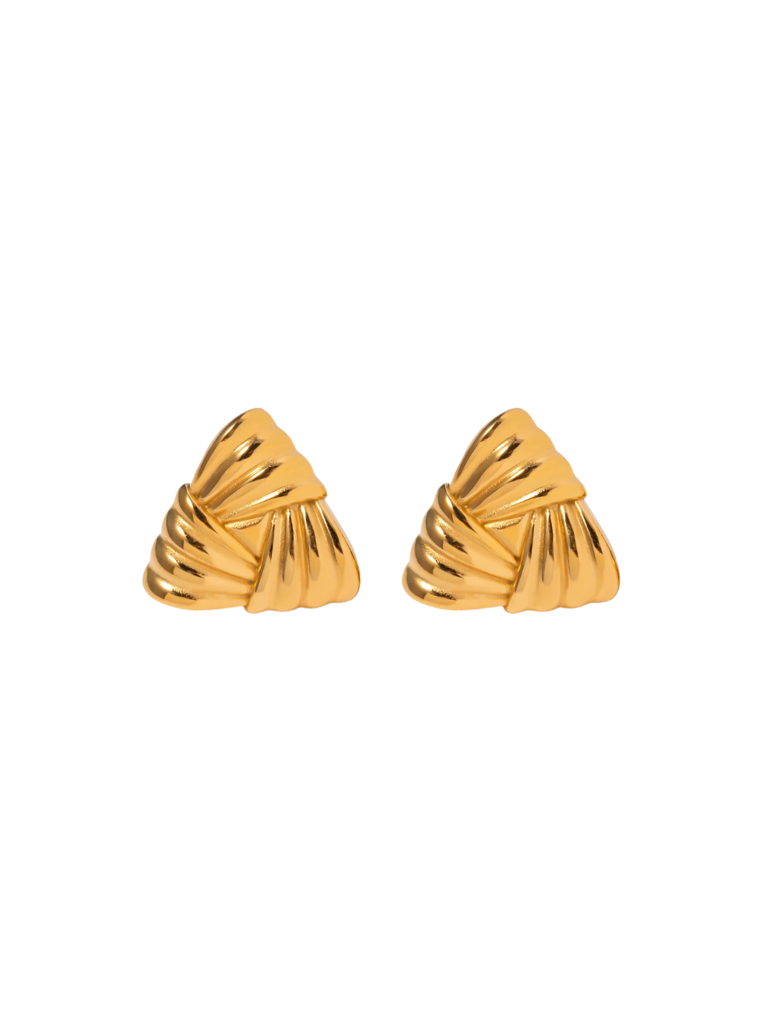 Par Arete Triangulo Con Textura