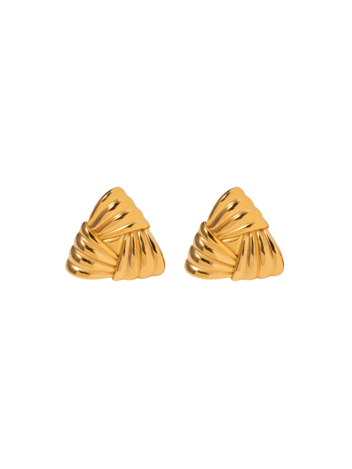 Par Arete Triangulo Con Textura