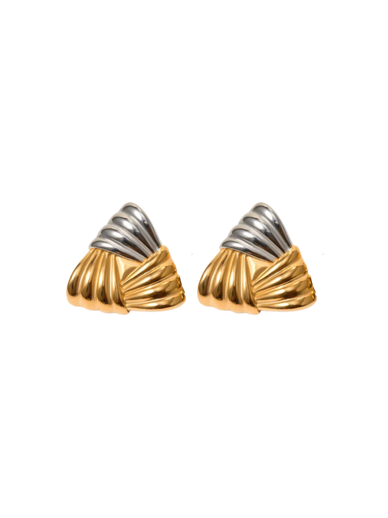 Par Arete Triangulo Con Textura