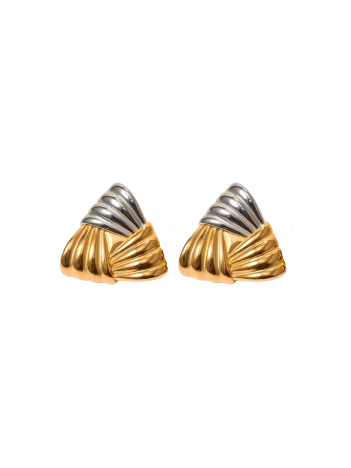Par Arete Triangulo Con Textura