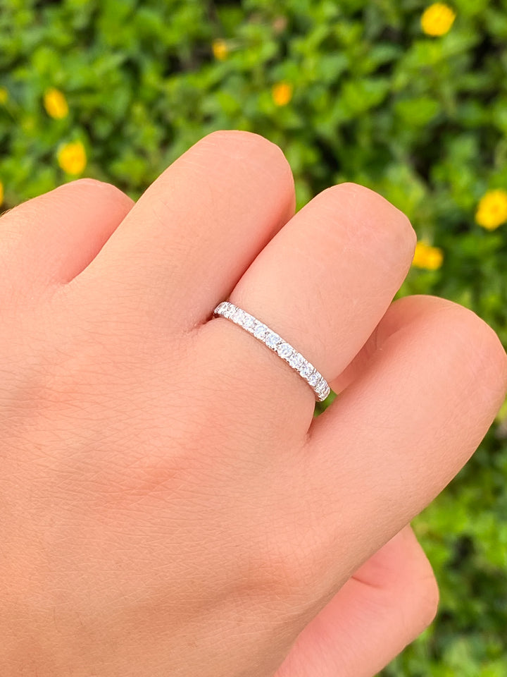 Anillo Media Churumbela Oro 14k 0.54 Ct Diamante Lab Grown