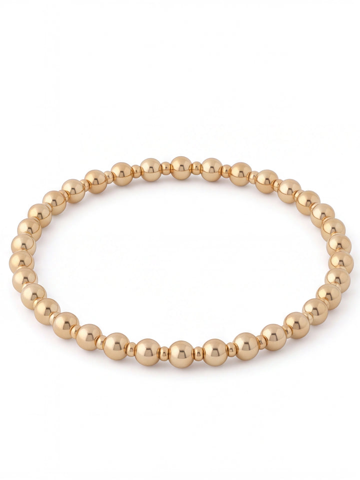 Pulseras Bolitas GoldFilled 2 mm y 4 mm