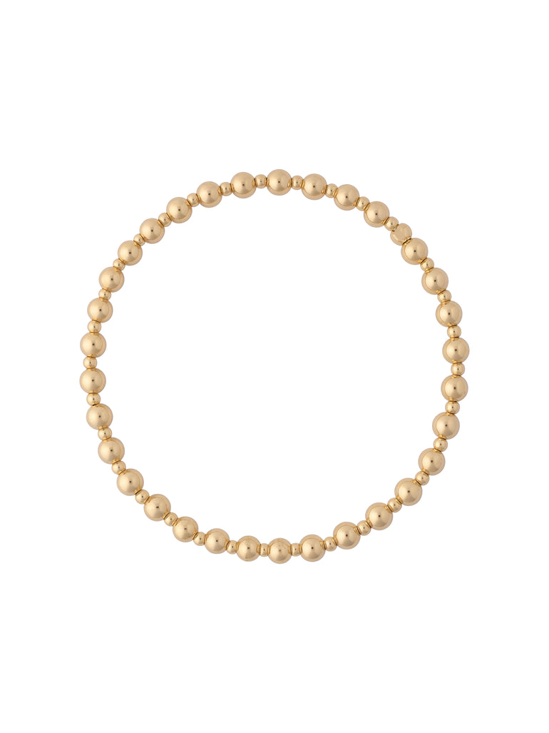 Pulseras Bolitas GoldFilled 2 mm y 4 mm