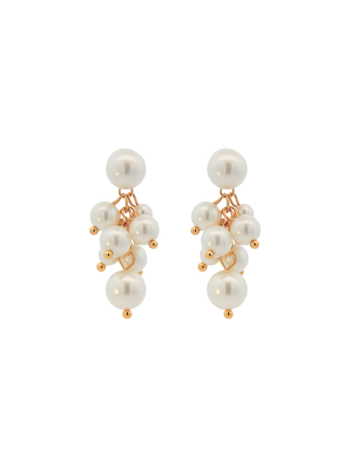Par Arete Perlas Colgantes