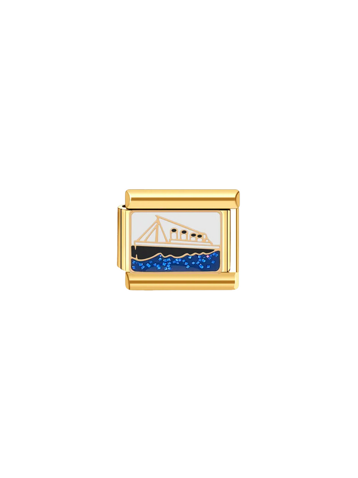 Charm Barco Dorado