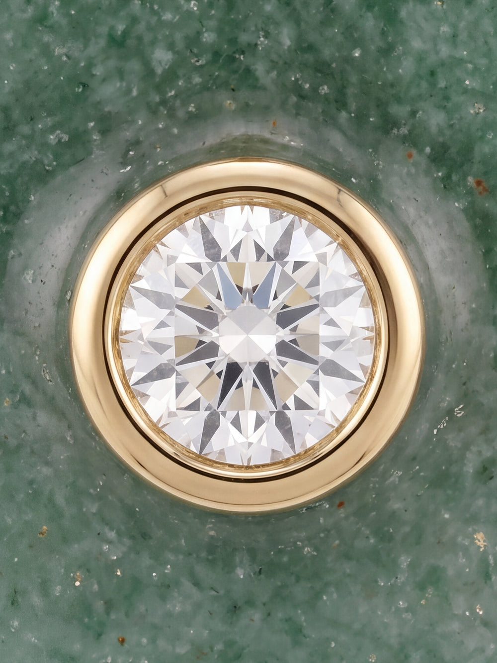 Dije Gota Piedra Aventurina Con Zirconias