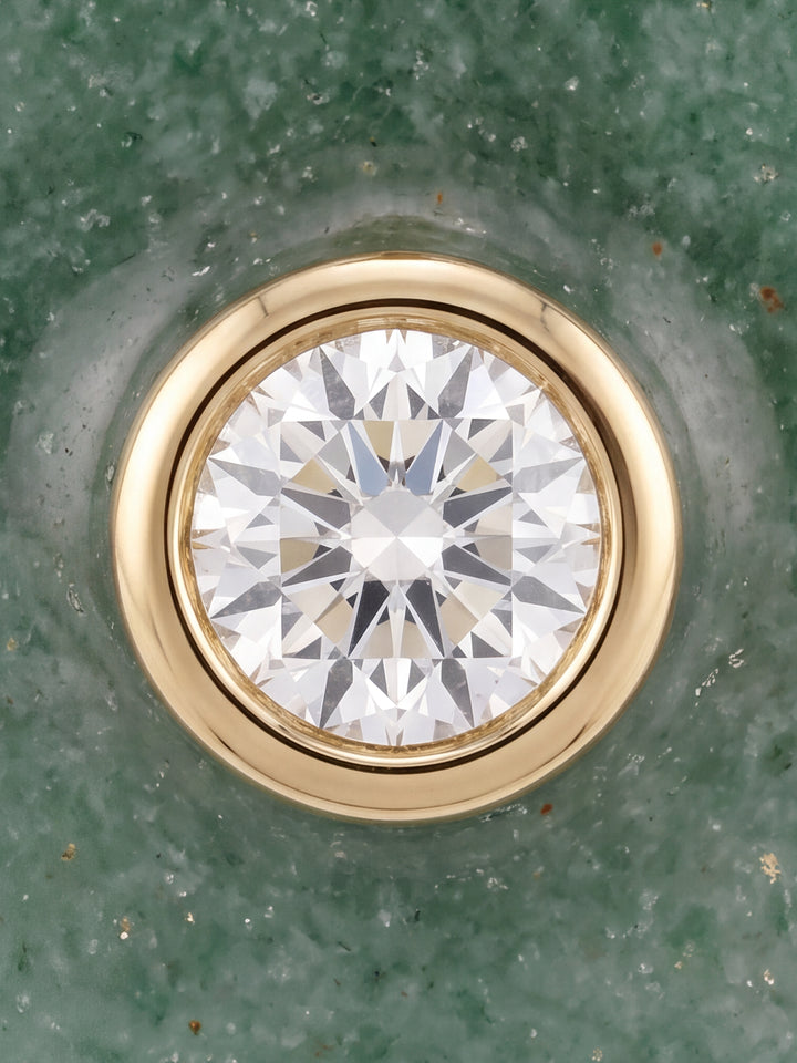 Dije Gota Piedra Aventurina Con Zirconias
