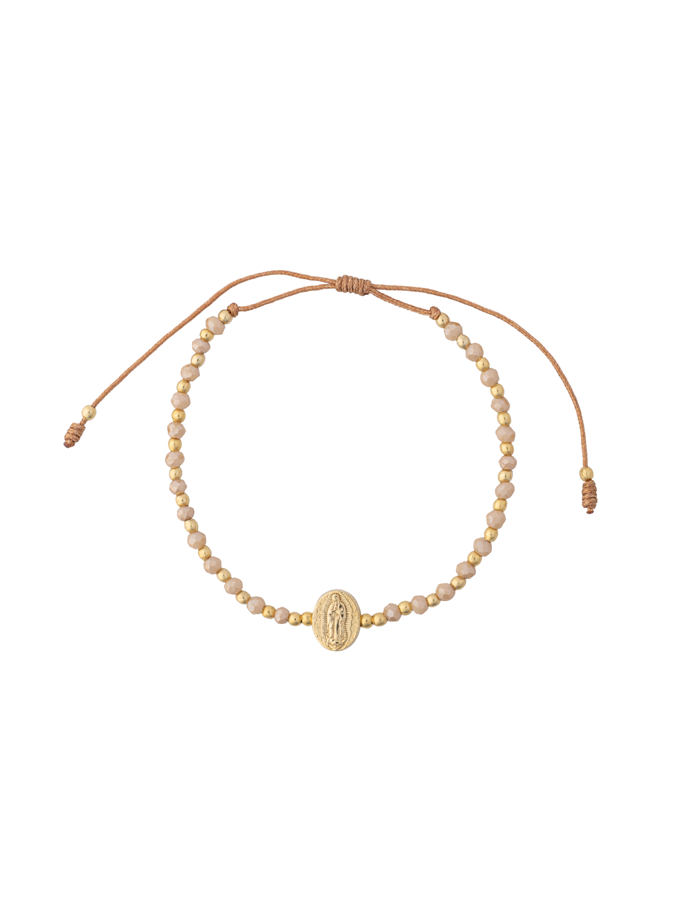 Pulsera Piedritas y Virgen
