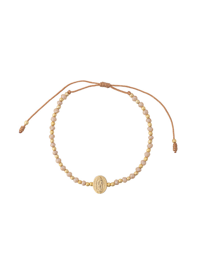 Pulsera Piedritas y Virgen