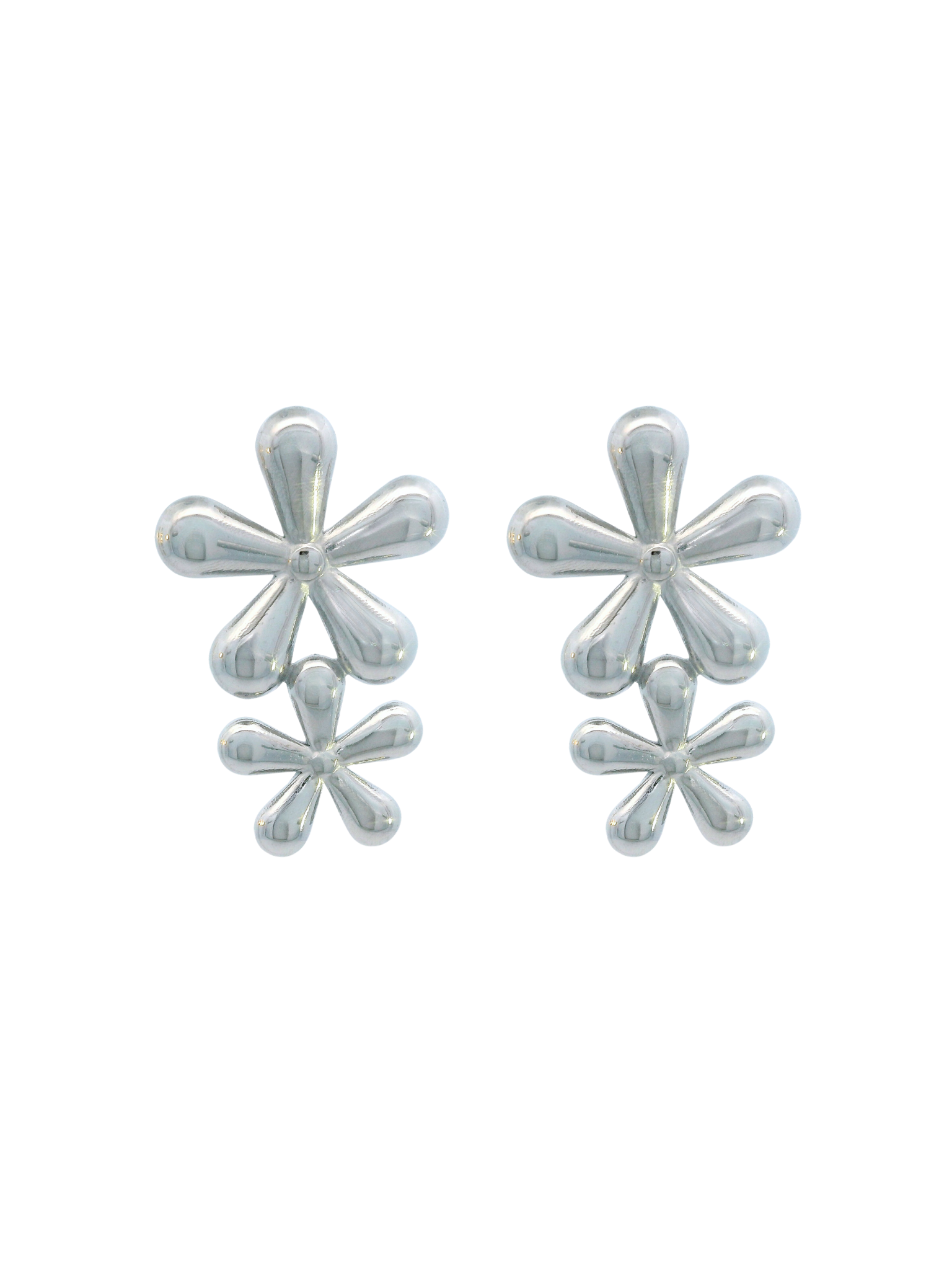 Par Arete Doble Flor